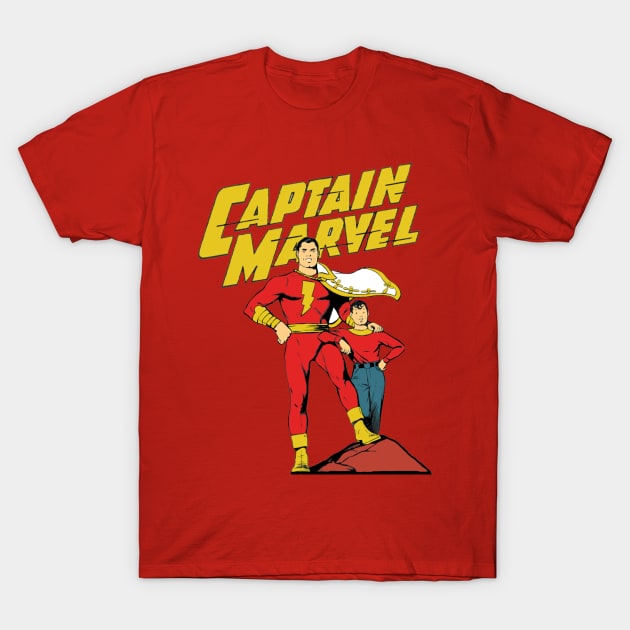 Captain shazam T-Shirt by Roro's Water Heaters